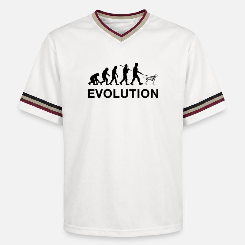 évolution - T-shirt de foot unisexe en mesh - blanc cassé/bordeaux