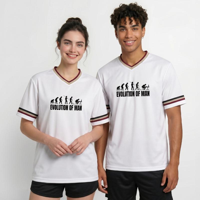 Programmeur Computer Freak Evolution T-shirt de foot unisexe en mesh