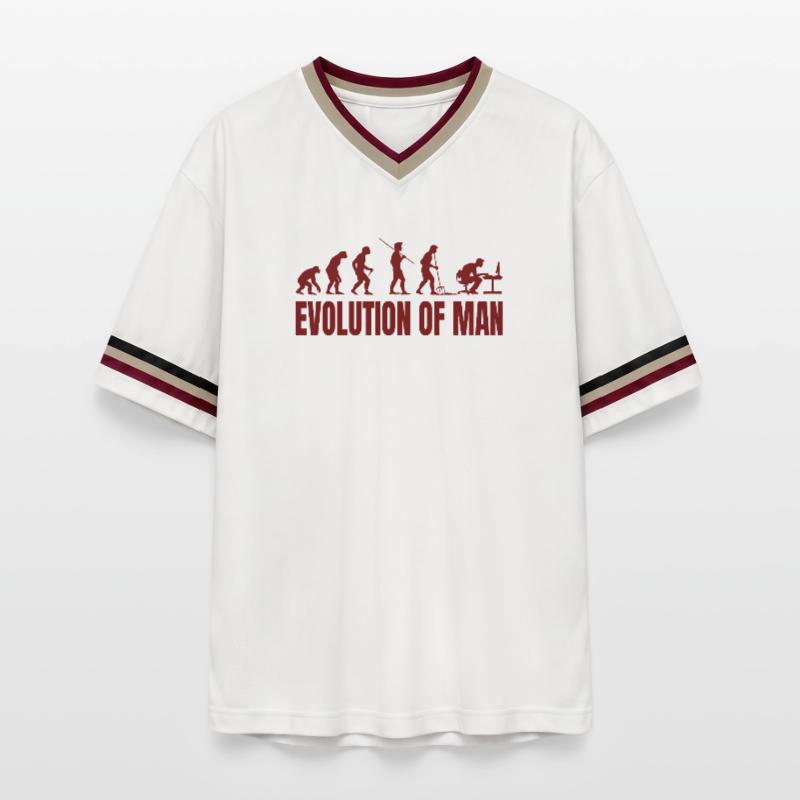 Informatique PC Evolution Programmeur Informatien T-shirt de foot unisexe en mesh