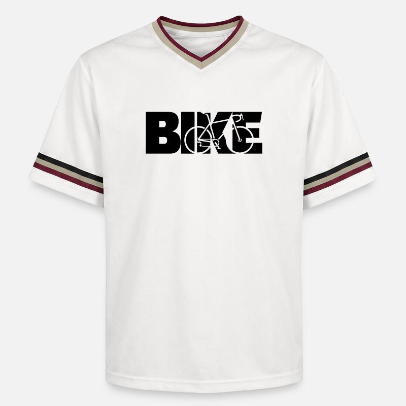 Vélo de course - T-shirt de foot unisexe en mesh - blanc cassé/bordeaux