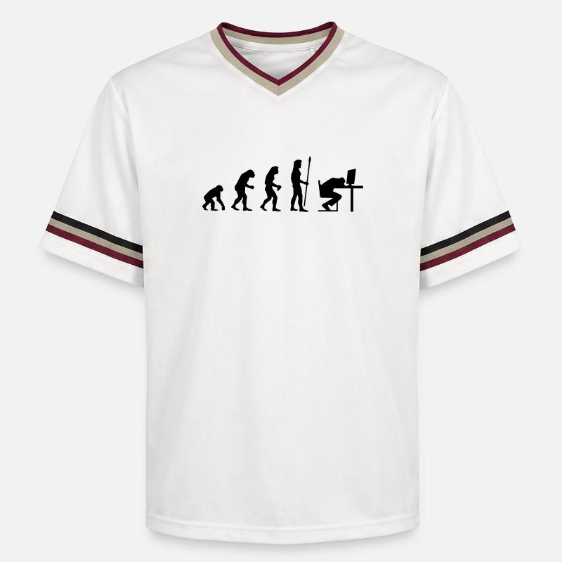 evolution_pc_4 - T-shirt de foot unisexe en mesh - blanc cassé/bordeaux