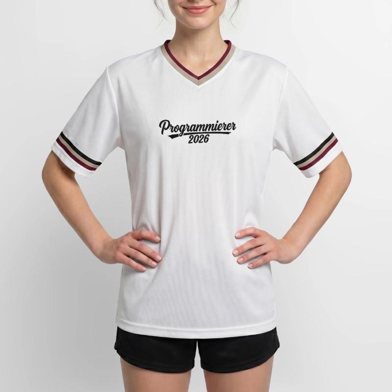 Programmierer 2026 – Coding Design Unisex Football Style Mesh T-Shirt
