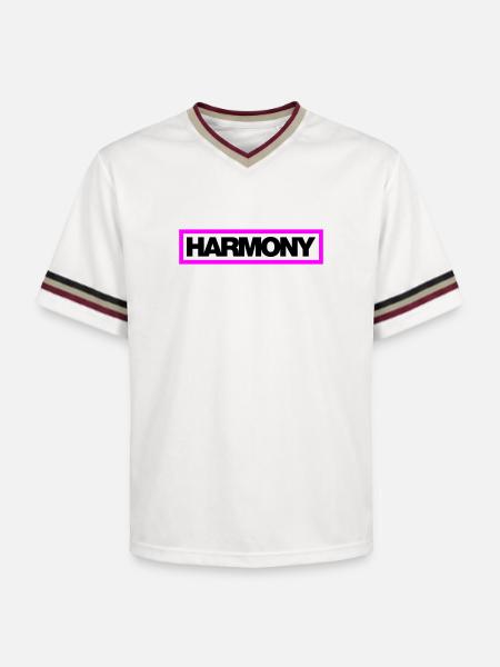 Typo HARMONY Kontur 2C - Unisex Football Style Mesh T-Shirt - Offwhite/Bordeaux