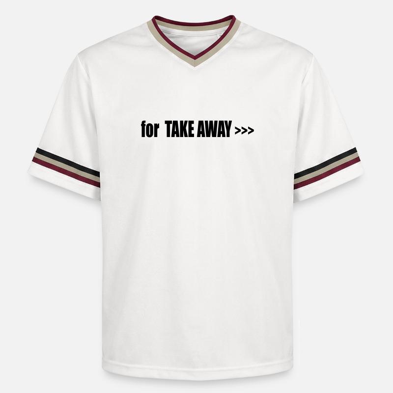 à EMPORTER - T-shirt de foot unisexe en mesh - blanc cassé/bordeaux