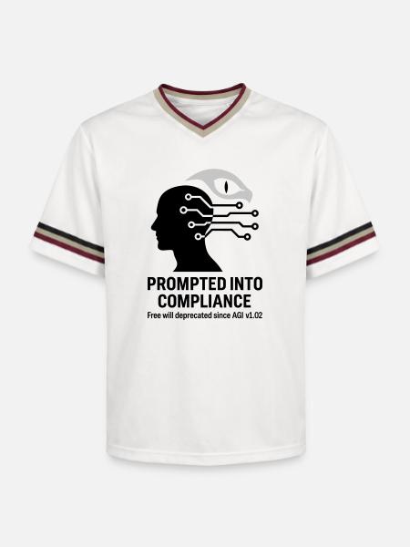 Remember the Basilisk - Unisex Football Style Mesh T-Shirt - offwhite/burgundy