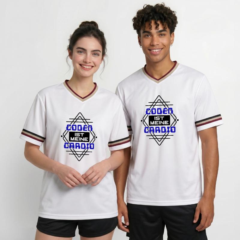 Softwareentwickler Developer Cooler Spruch Coden Unisex Football Style Mesh T-Shirt