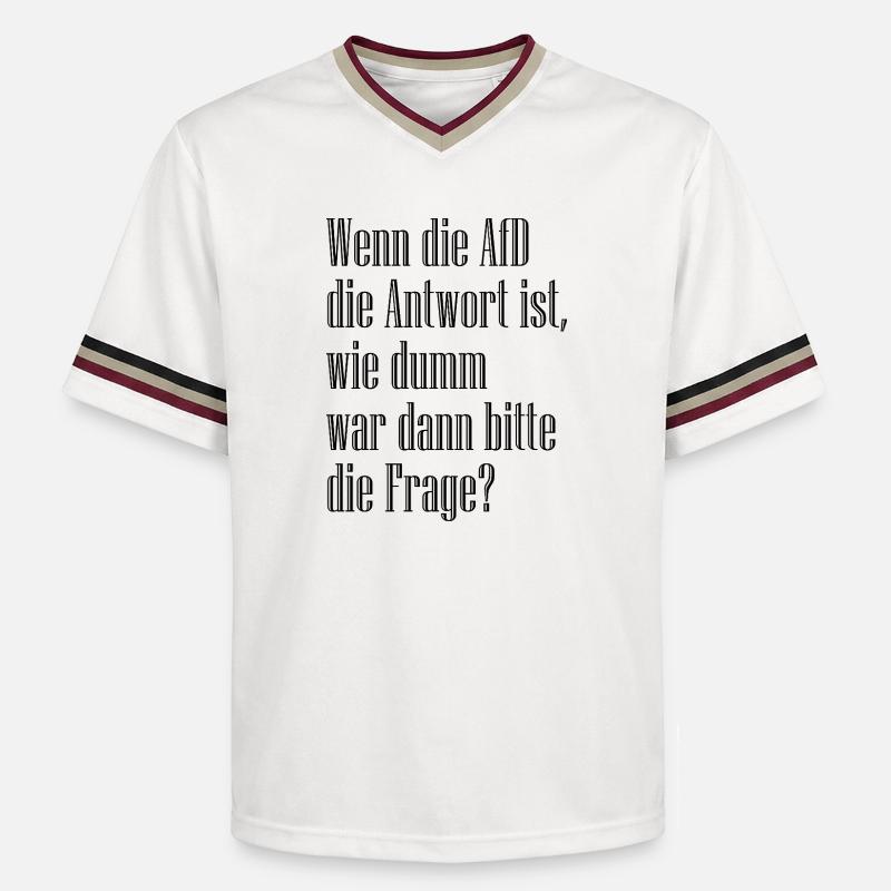Question - T-shirt de foot unisexe en mesh - blanc cassé/bordeaux