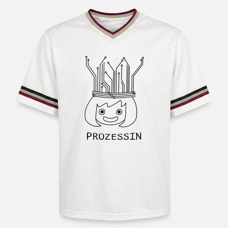 Processus avec Tech Crown - T-shirt de foot unisexe en mesh - blanc cassé/bordeaux