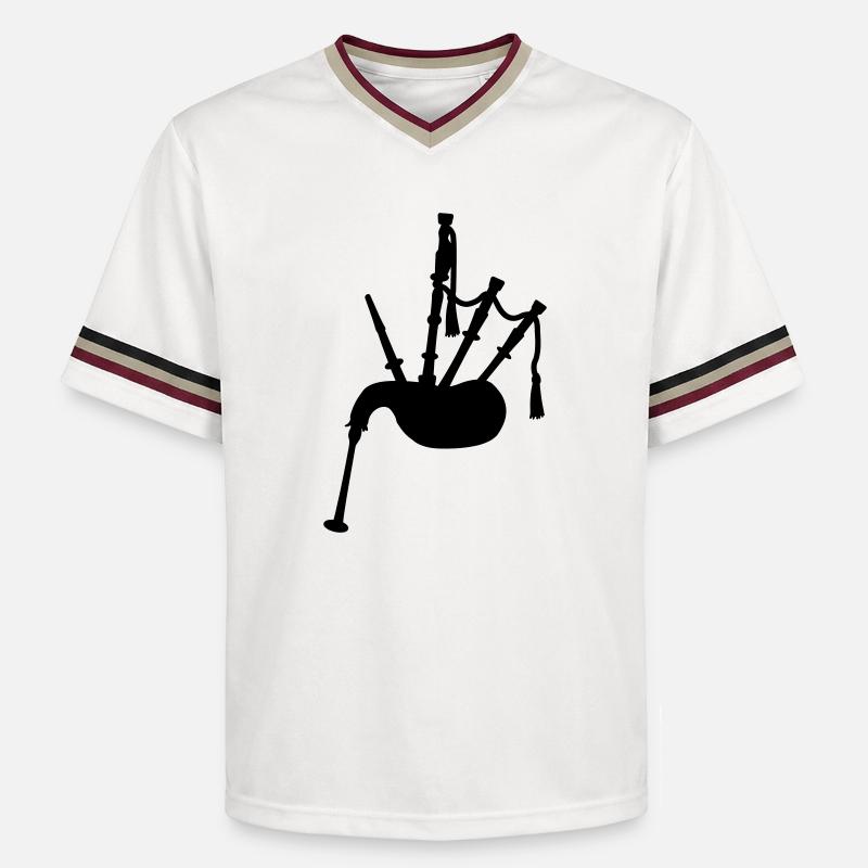 Cornemuse - T-shirt de foot unisexe en mesh - blanc cassé/bordeaux