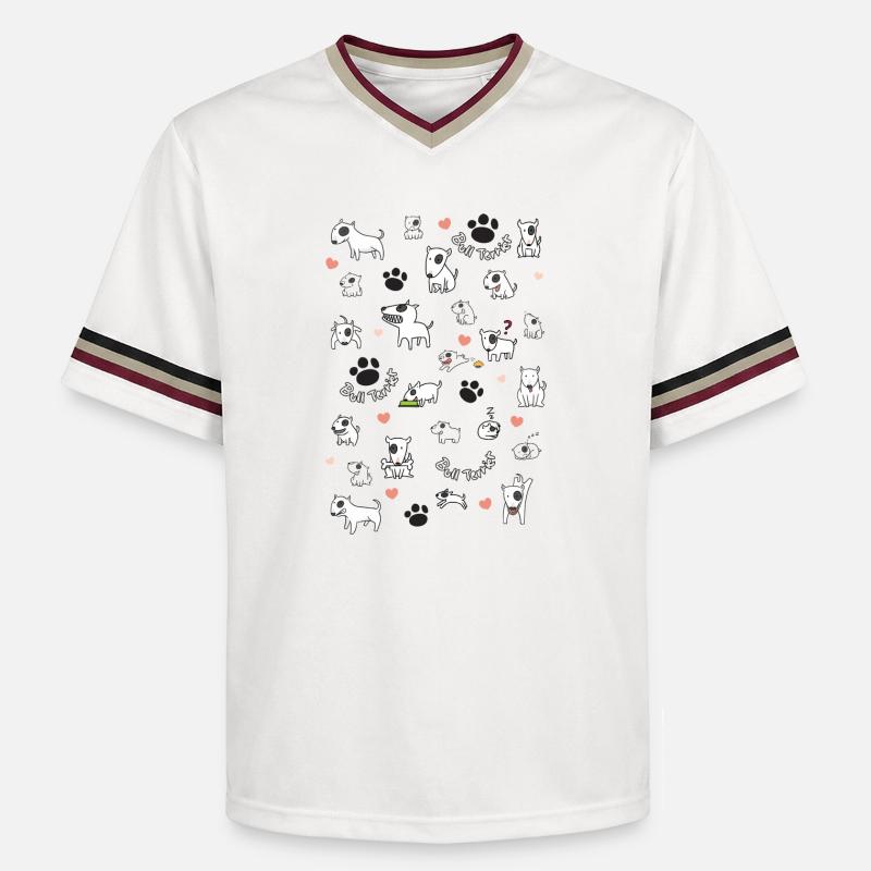 multi bull - T-shirt de foot unisexe en mesh - blanc cassé/bordeaux