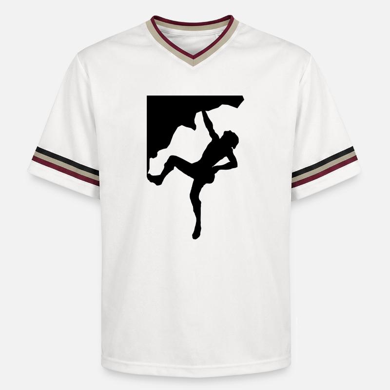 grimpeurs transition - T-shirt de foot unisexe en mesh - blanc cassé/bordeaux