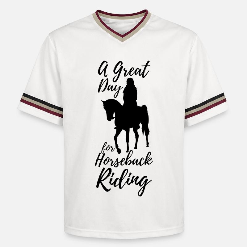 Cavalier - T-shirt de foot unisexe en mesh - blanc cassé/bordeaux