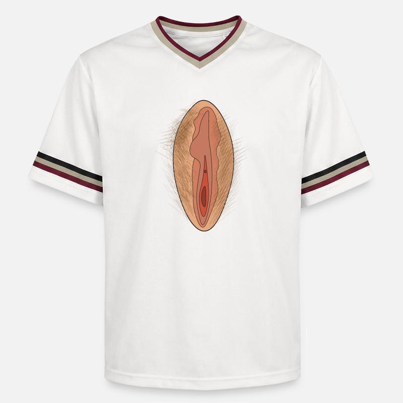 Impression K-18 - T-shirt de foot unisexe en mesh - blanc cassé/bordeaux