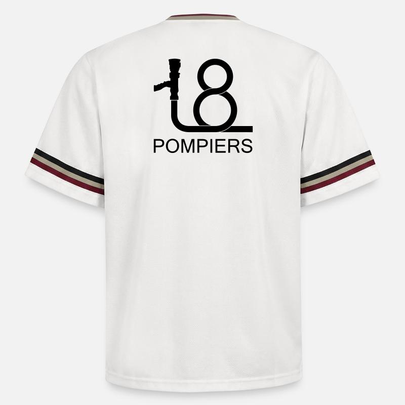 lance_18_2 - T-shirt de foot unisexe en mesh - blanc cassé/bordeaux