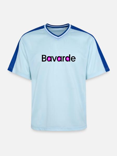 Bavarde - T-shirt de foot unisexe en mesh - bleu clair/bleu foncé