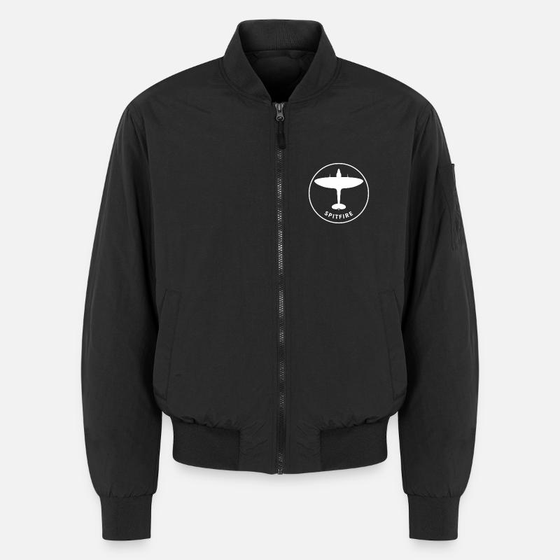 Spitfire fighter plane Unisex Bomber Jacket