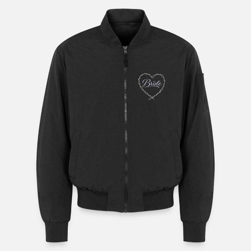 Bride - Unisex Bomber Jacket - black