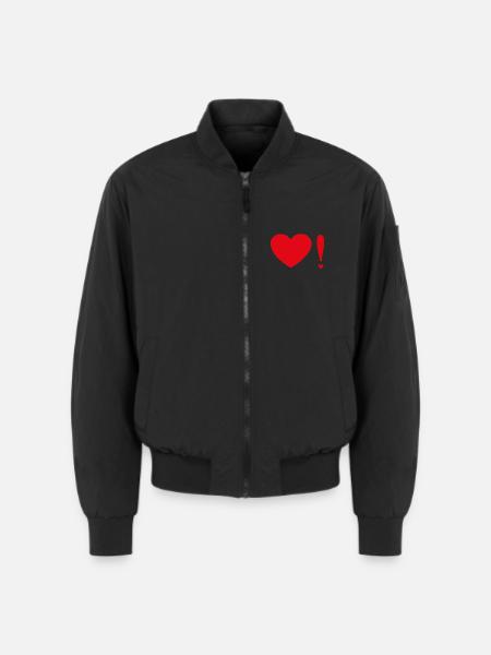 Love Signet - Unisex Bomberjacke - Schwarz