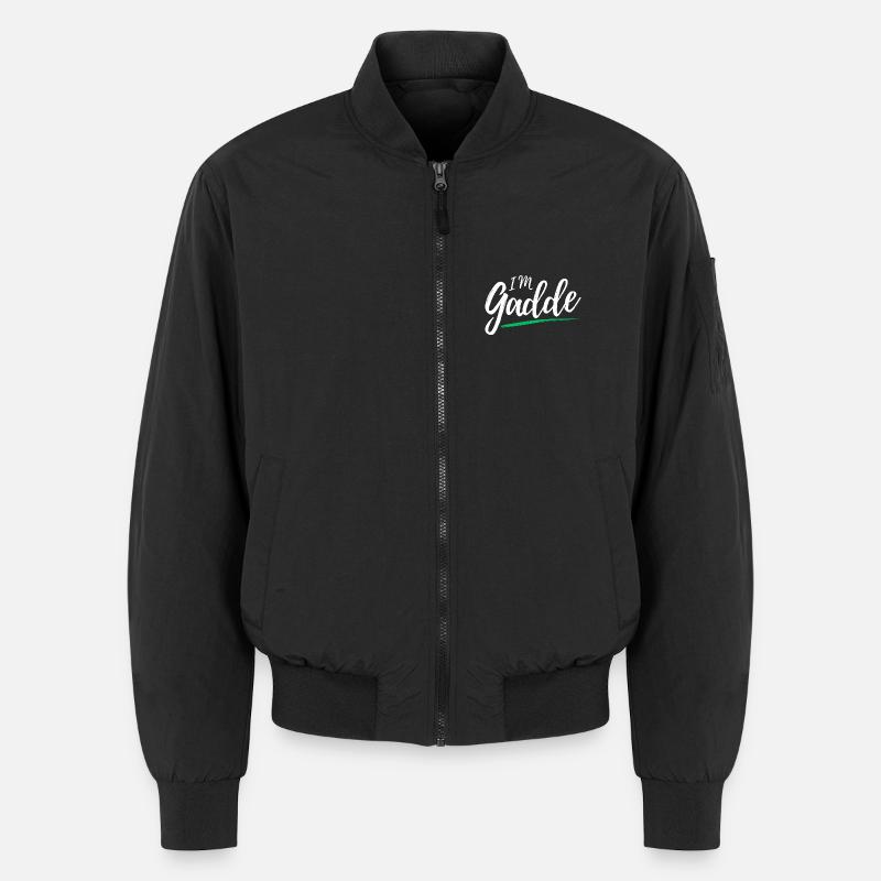 Im Gadde – Logo Hell - Unisex Bomber Jacket - black