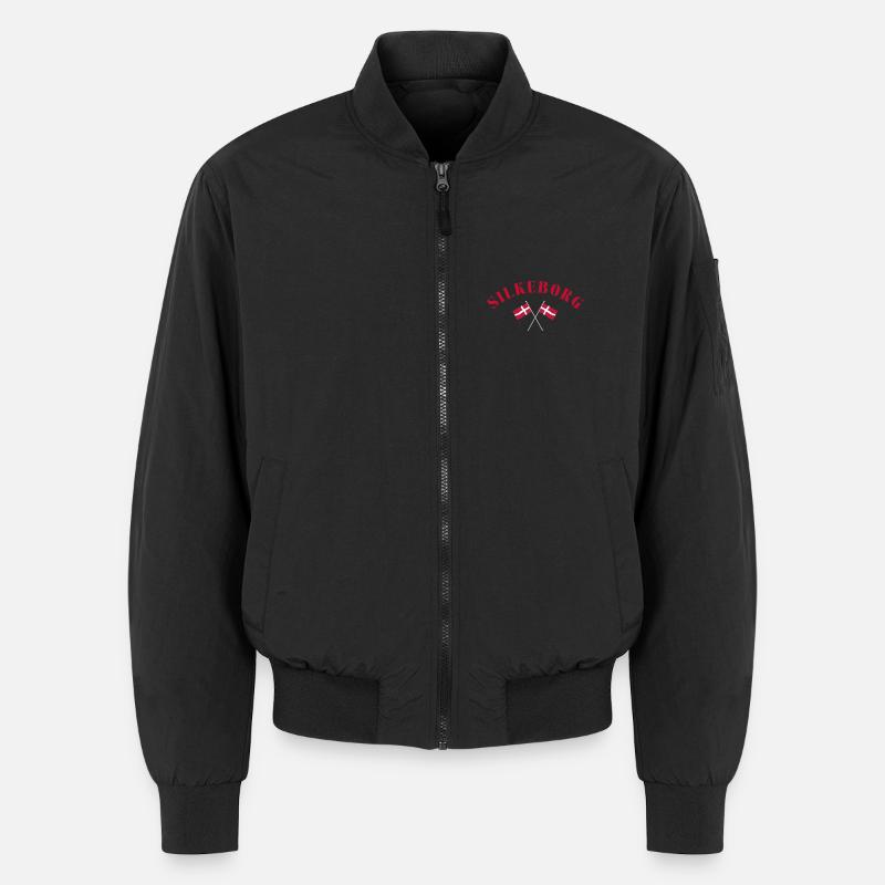 Silkeborg Danemark Drapeaux Design Bomber unisexe