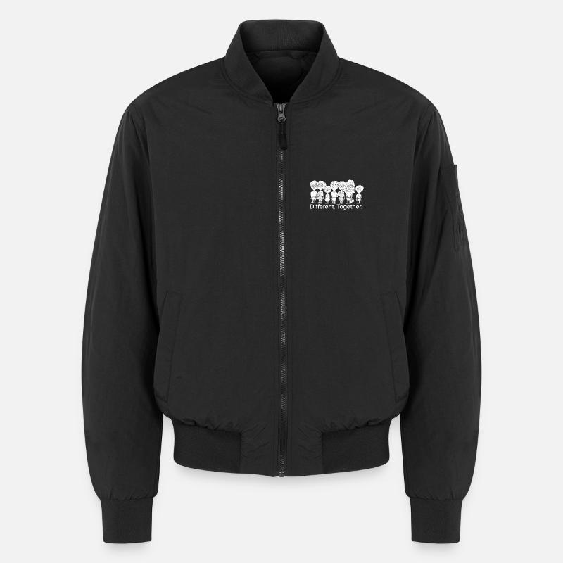 Diversité et cohésion - Bomber unisexe - noir