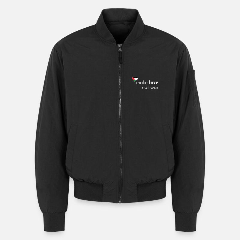 Make Love statt War - Palästina Unisex Bomberjacke