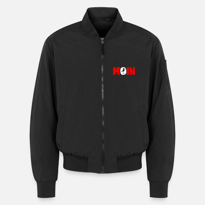 Moin with the seagull Unisex Bomber Jacket