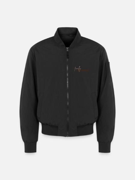 Finally Inverted – Pole Dance Milestone - Unisex Bomberjacke - Schwarz