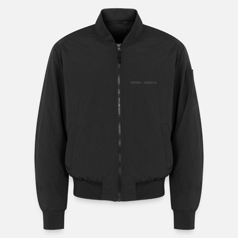 Ich lieb’s – einfach so. Unisex Bomberjacke