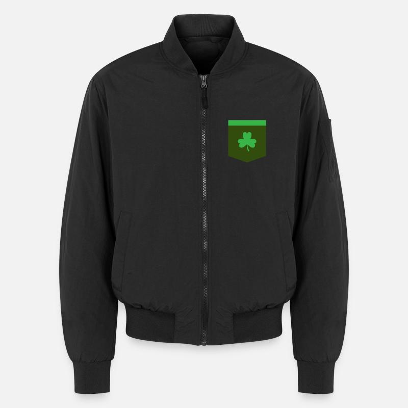St Patricks Day - Poche Bomber unisexe
