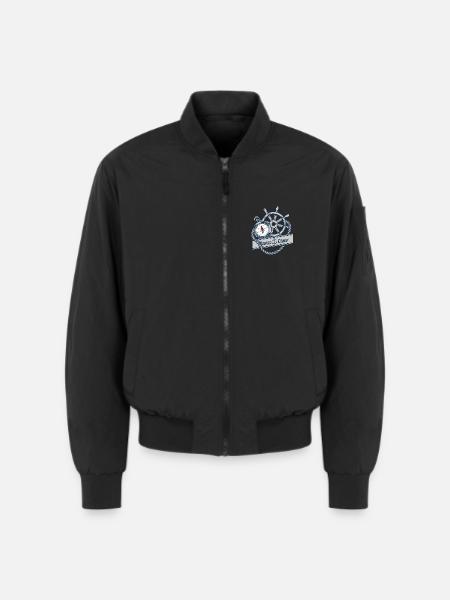 Darss Coast - Dein Statement für den Darß - Unisex Bomberjacke - Schwarz