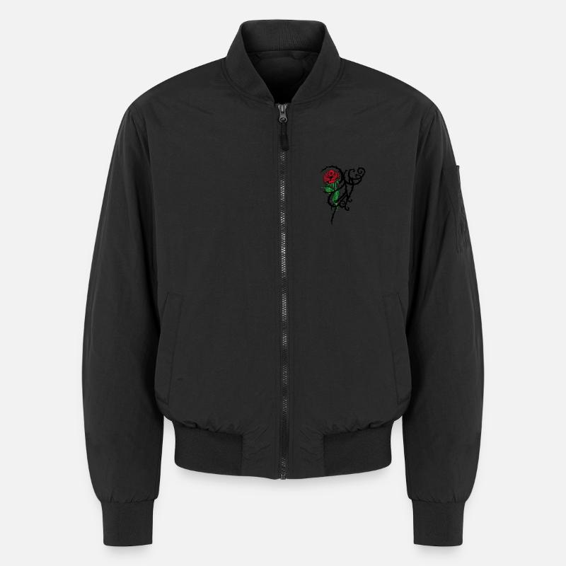 Tattoo Rose Unisex Bomberjacke