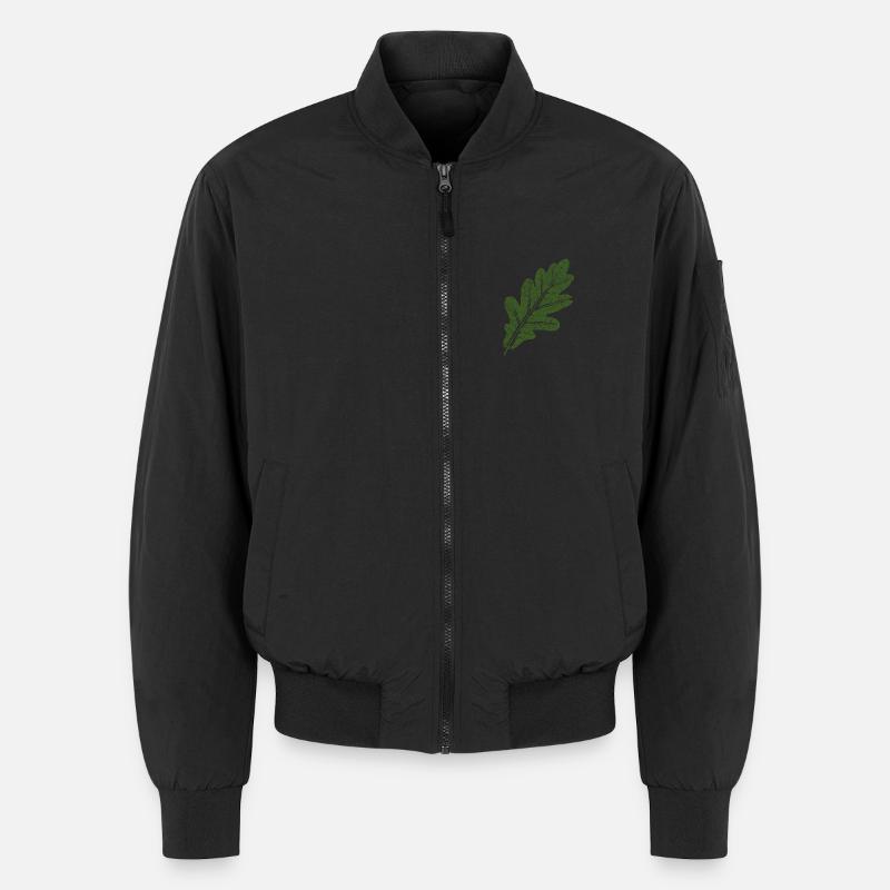 Feuille de chêne / Vert Bomber unisexe