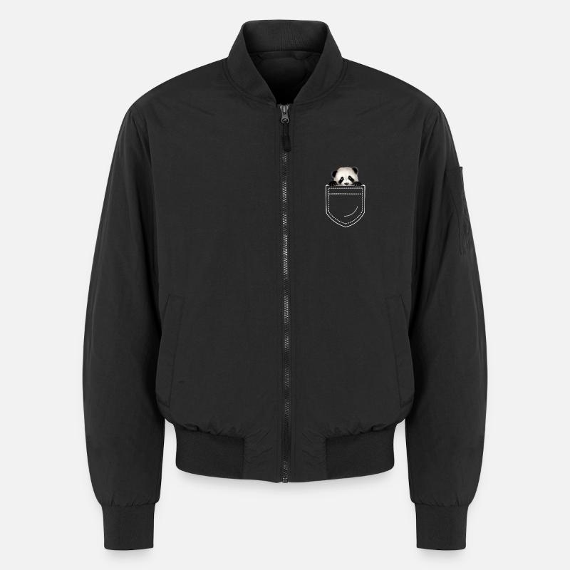 Panda Pandabär Unisex Bomberjacke