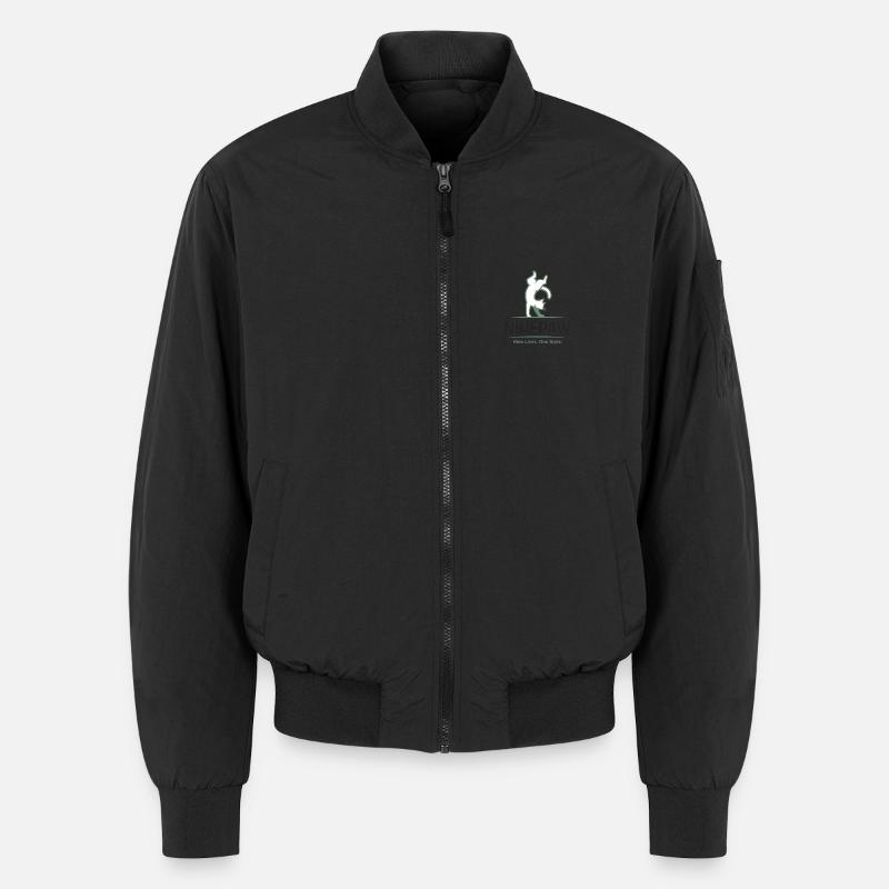 Ninepaw Logo - Unisex Bomberjacke - Schwarz