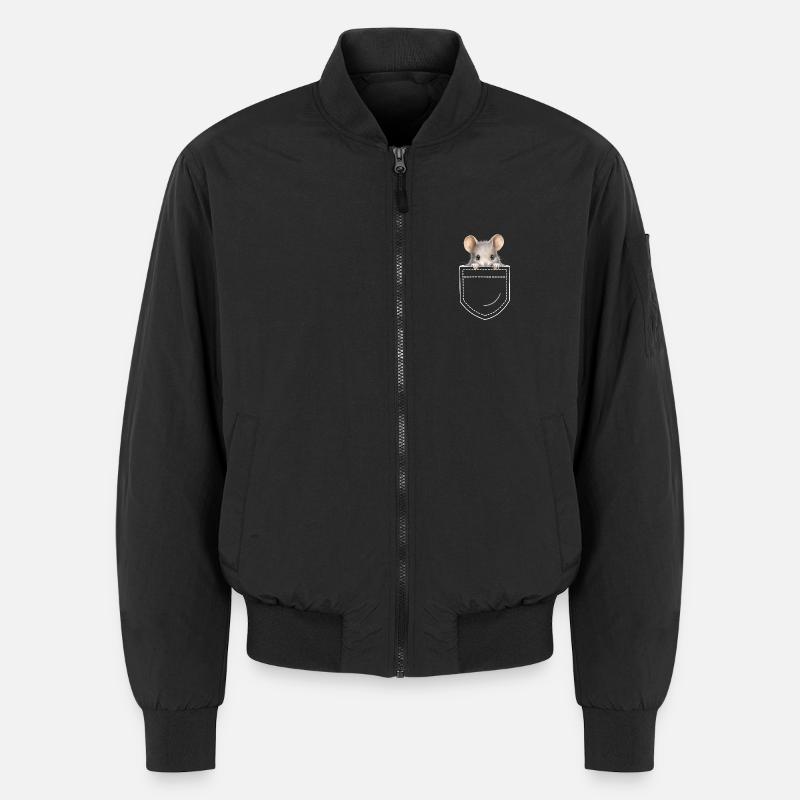 Mouse Mice - Unisex Bomber Jacket - black