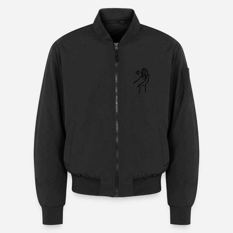 Hundeliebe Unisex Bomberjacke