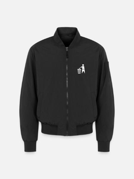 Choose ReaL Life - Digital Detox Statement - Unisex Bomberjacke - Schwarz