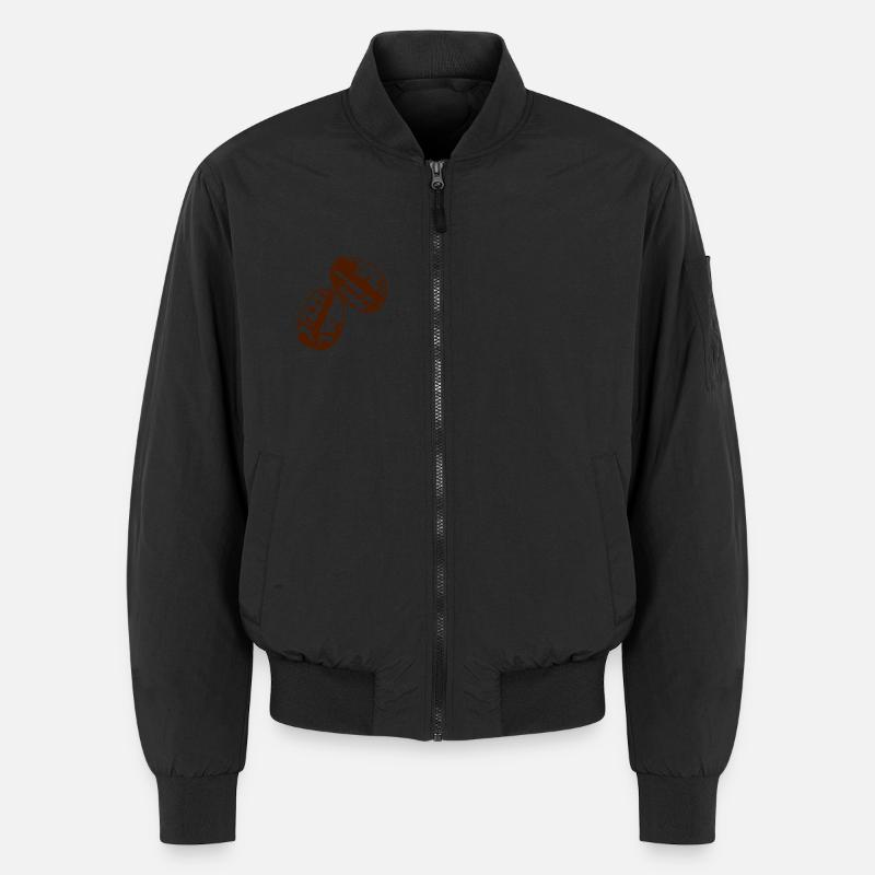 kaffeebohnen - Unisex Bomber Jacket - black