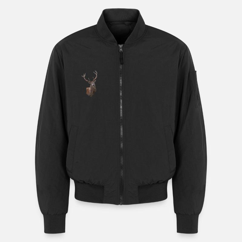 Hirsch Unisex Bomberjacke