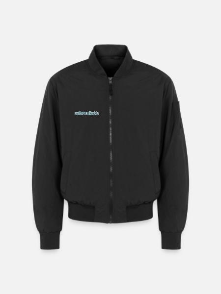 Faszinierende Naturmuster für Outdoorliebhaber - Unisex Bomberjacke - Schwarz