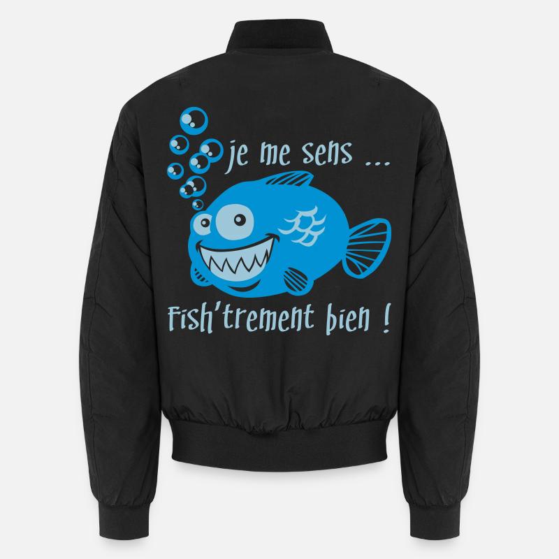 Comme un poisson dans l'eau Bomber unisexe