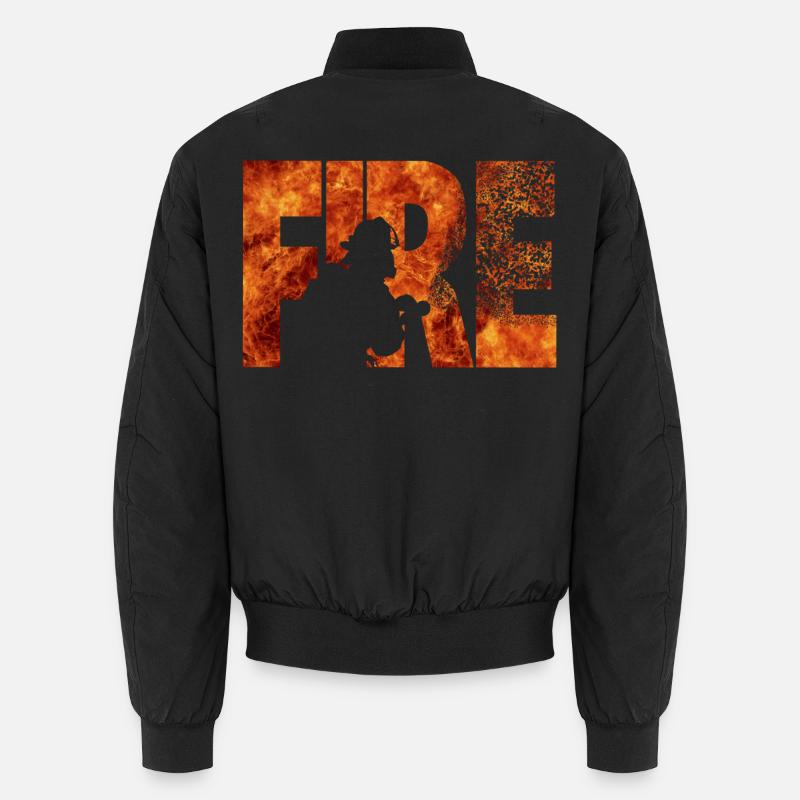 Firefighter - Bomber unisexe - noir