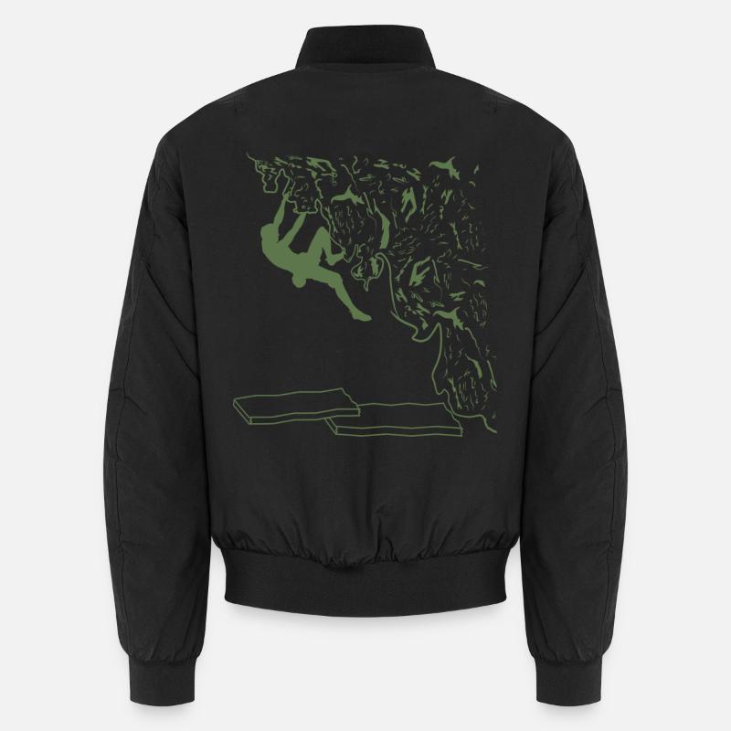 Bouldering with passion Unisex Bomber Jacket