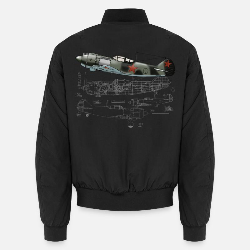 La-5 - Unisex Bomberjacke - Schwarz