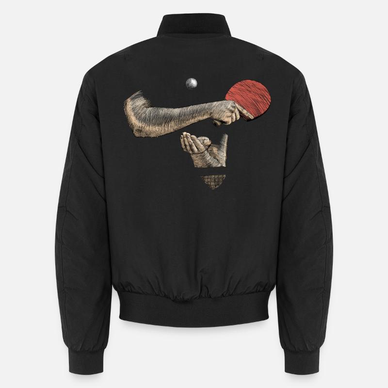 Ping-pong - Unisex Bomber Jacket - black