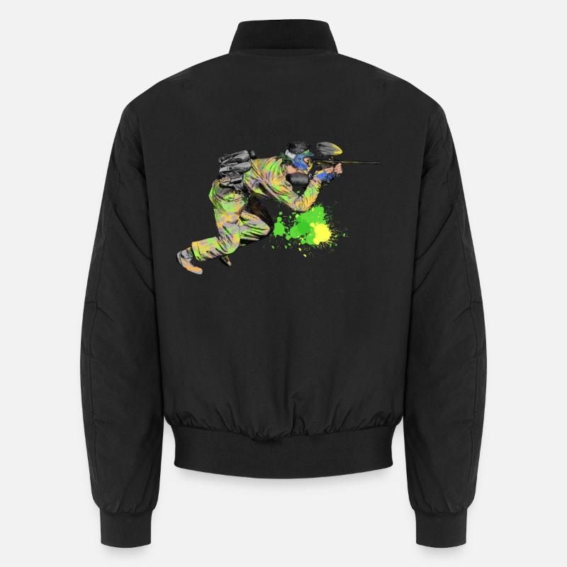 paintball - Unisex Bomber Jacket - black