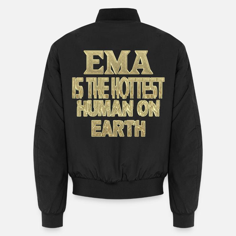 Ema - Unisex Bomber Jacket - black