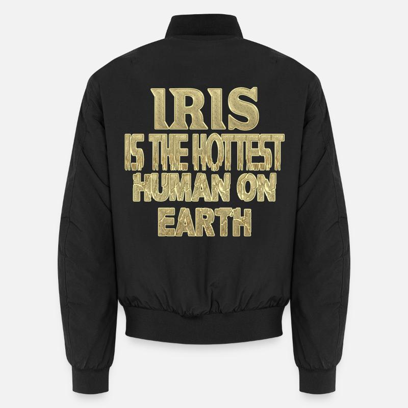 Iris - Unisex Bomberjacke - Schwarz
