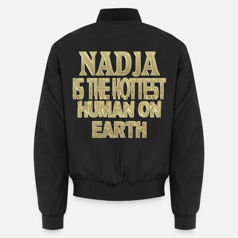 Nadja - Bomber unisexe - noir